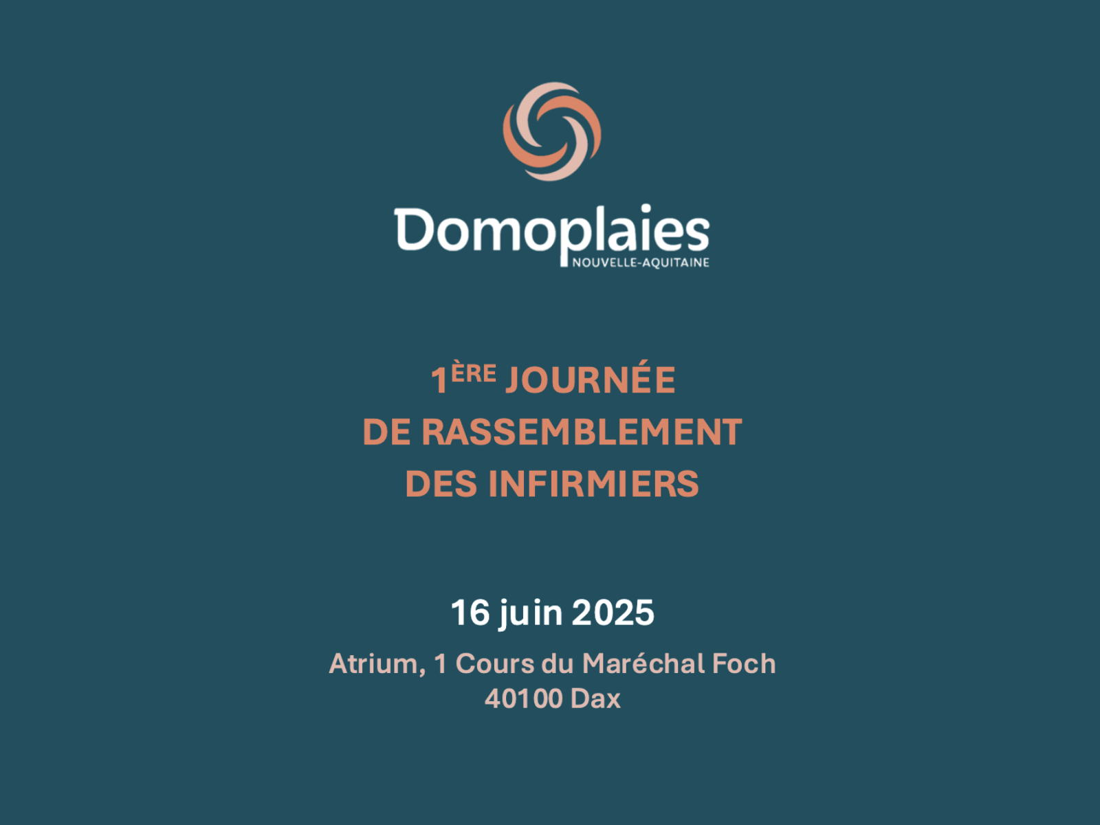 1ère Journée de Rassemblement des Infirmiers Experts de Domoplaies NA à Dax