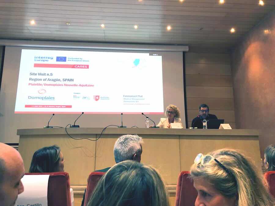 Domoplaies NA présente son modèle à Saragosse dans le cadre du projet européen CARES