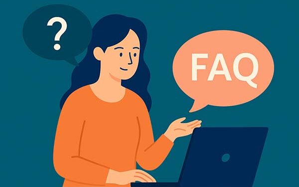 Illustration de la foire aux questions (FAQ)