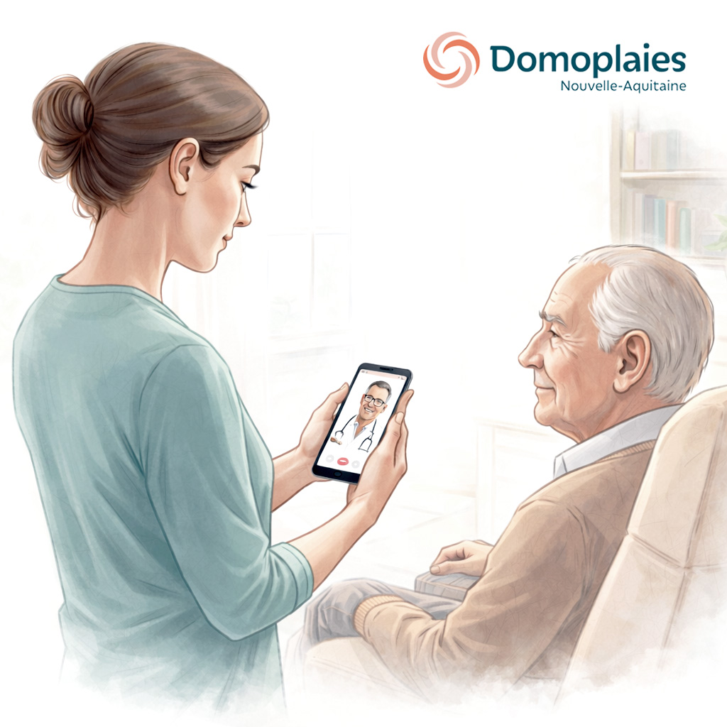 Soignante téléassistante