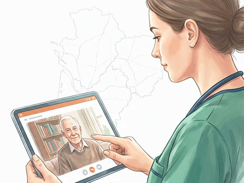 Soignante téléconsultante