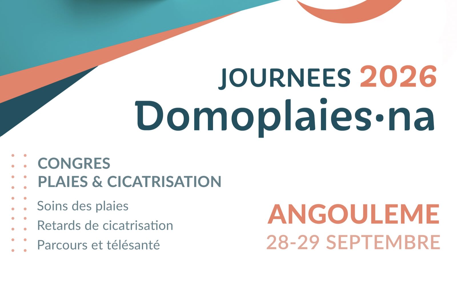 Journées Domoplaies NA 2026