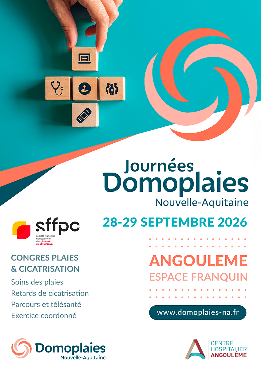 Affiche Journées Domoplaies Nouvelle-Aquitaine 2026