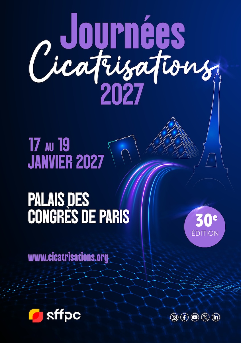 Affiche des Journées Cicatrisations 2027